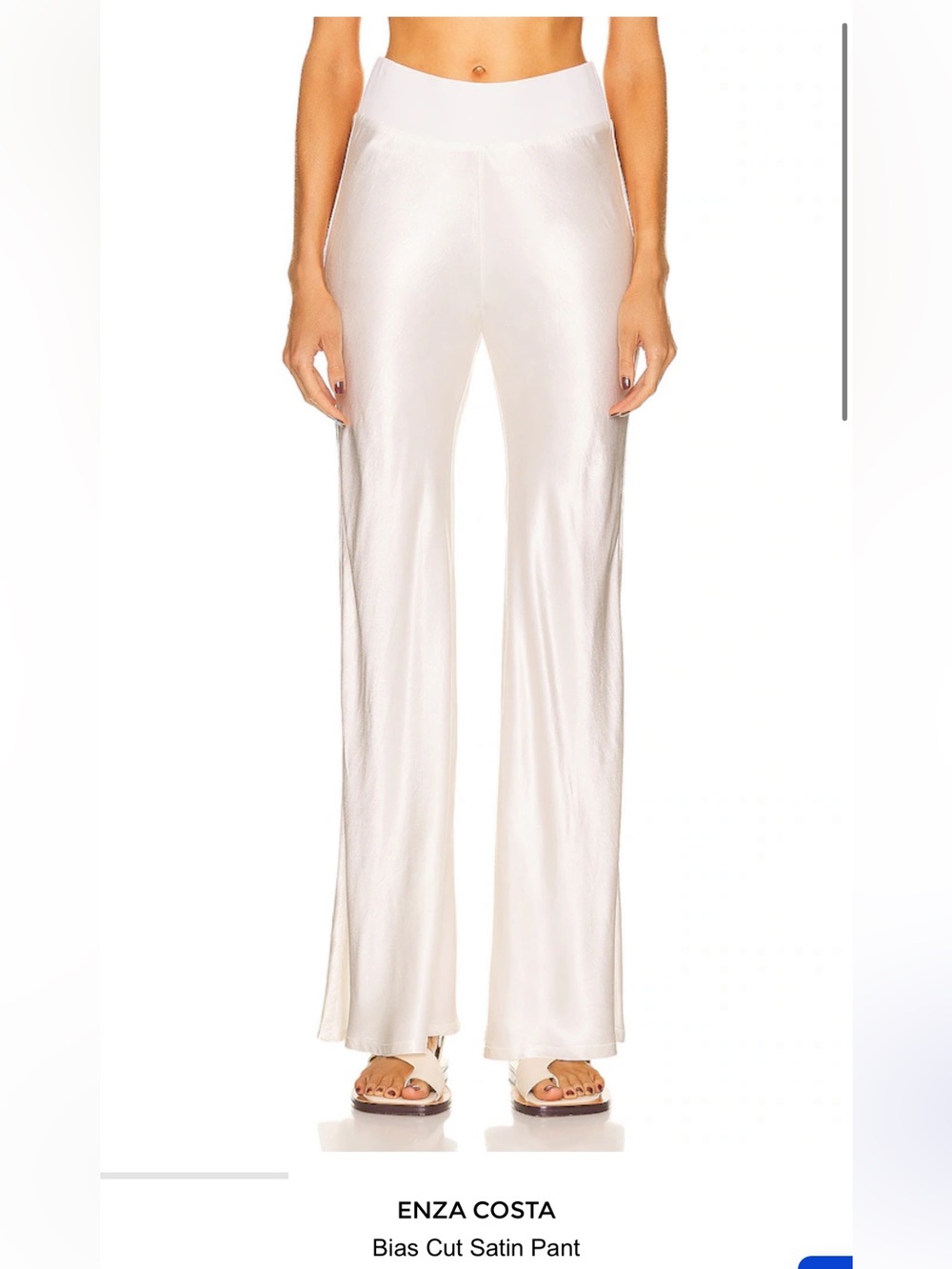 ENZA COSTA Bias Cut Satin Pant